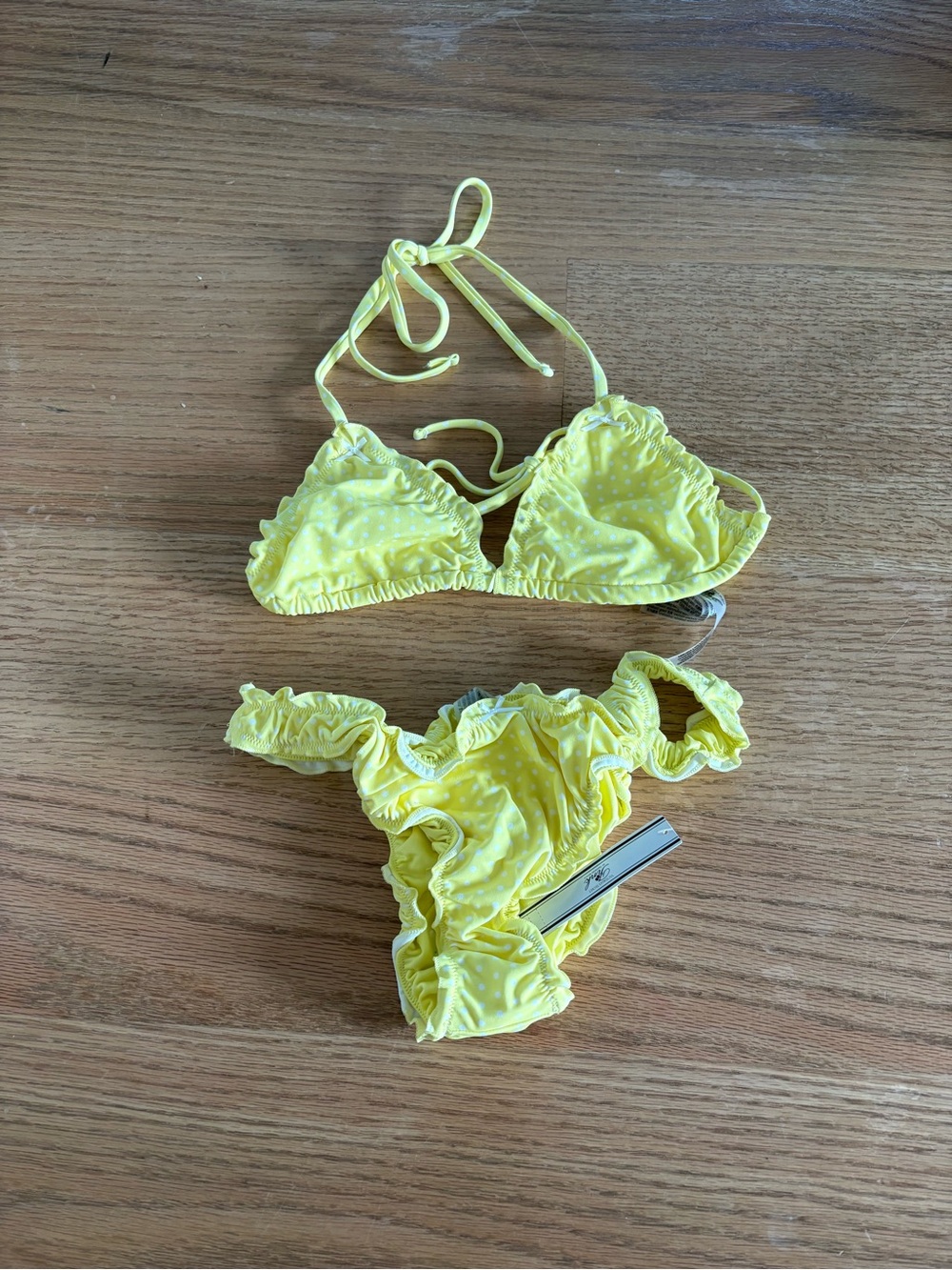 Frankie’s bikinis yellow set